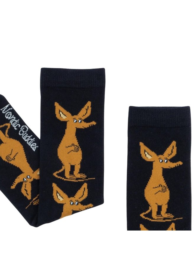 Nordicbuddies - Socken schwarz Sniff Moomin Socken  - Schnüfferl