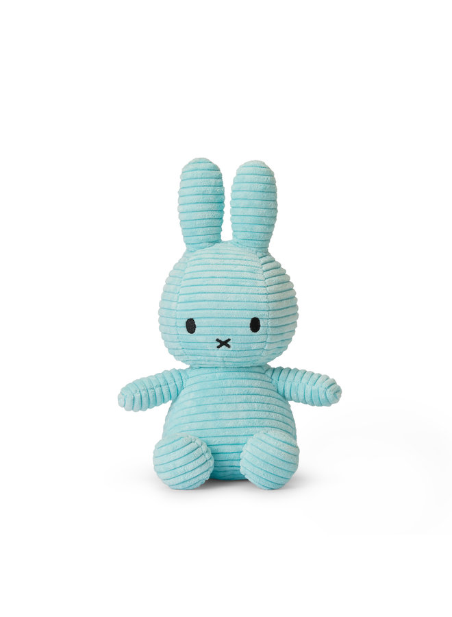 Miffy sitzend Cord türkis 23cm