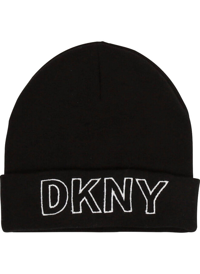 DKNY KIDS Mütze Logo schwarz