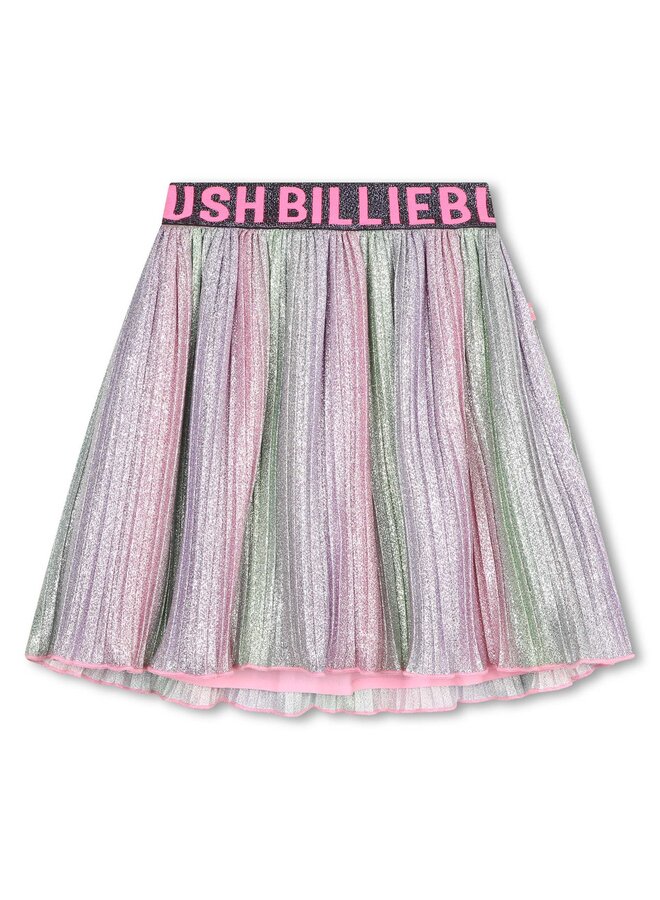 Billieblush Faltenrock  metallic glitzernd