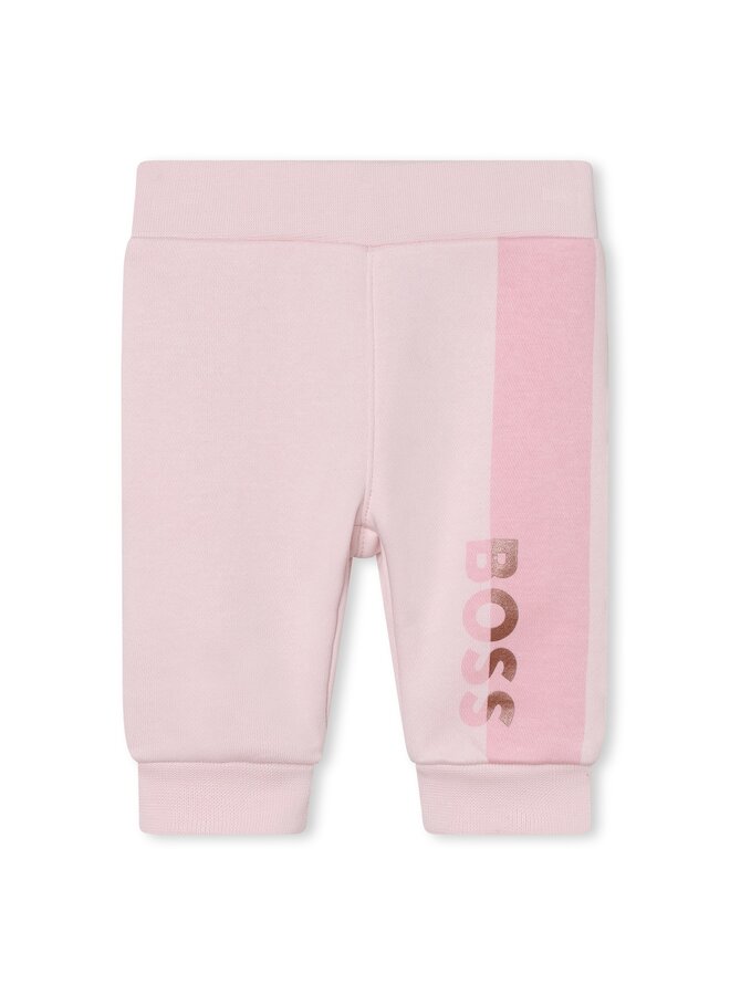 BOSS Baby Jogginganzug rosa Set 3-teilig