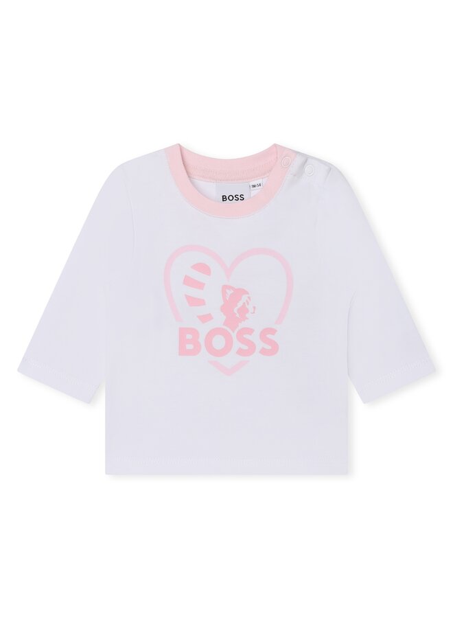 BOSS Baby Jogginganzug rosa Set 3-teilig