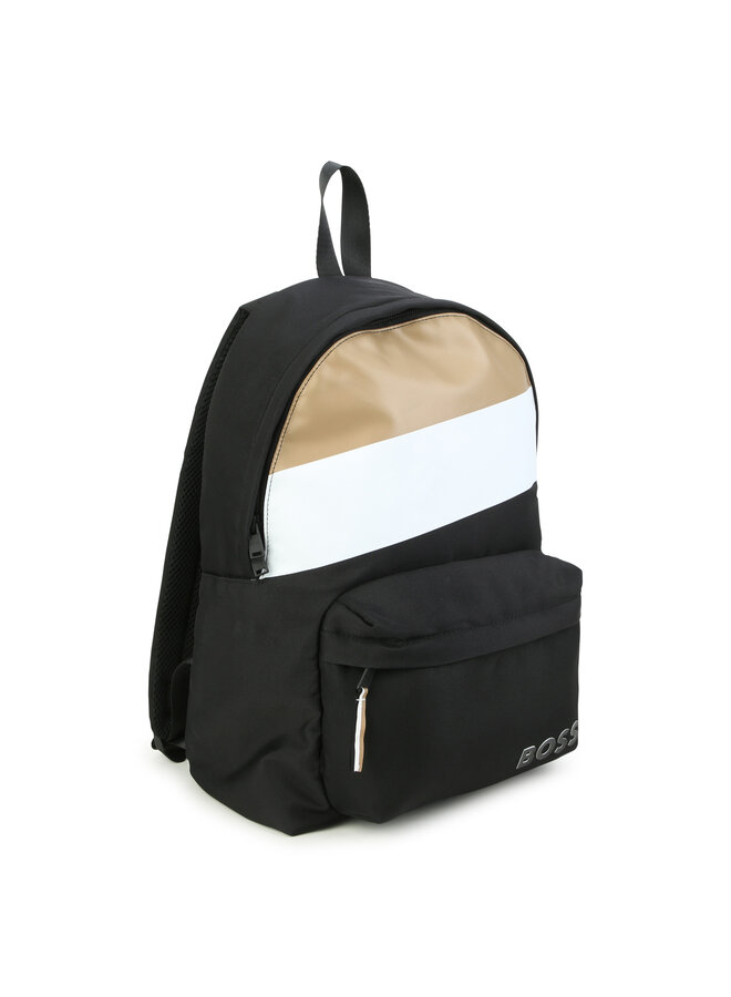 HUGO BOSS KIDS Rucksack aus canvas