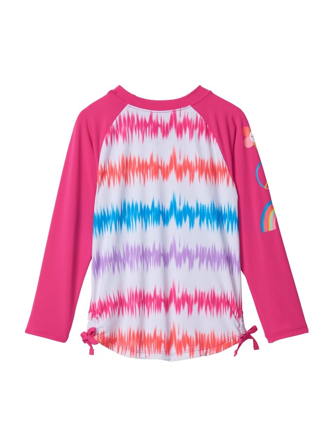 Hatley  Tie Dye Stripe Longsleeve Rashguard UV Schutz