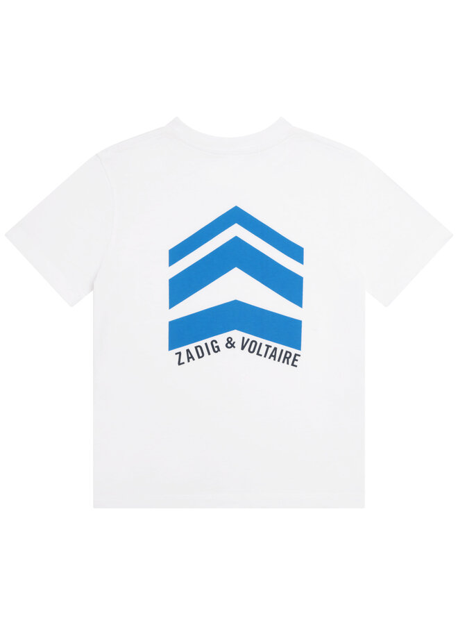 Zadig & Voltaire T-Shirt mit großem Rückenprint und Logo