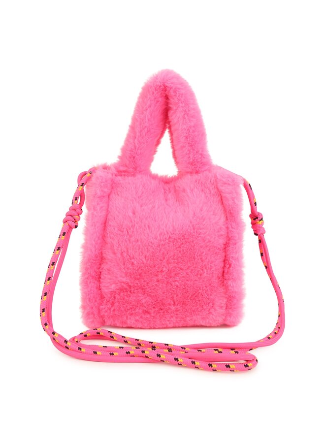 Billieblush flauschige Tasche "HEY" pink