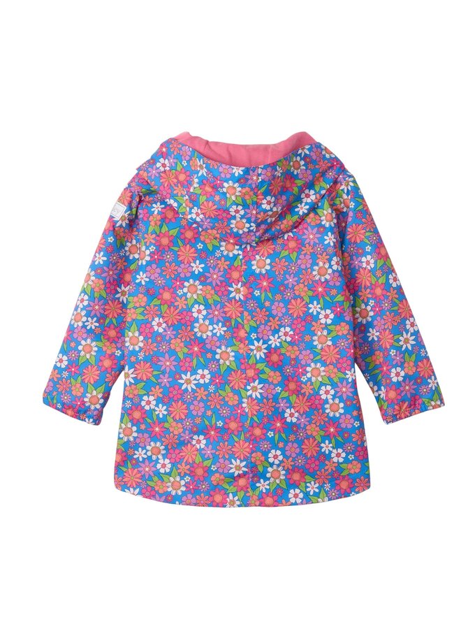 Hatley Regenjacke mit Retro Blumen bunt