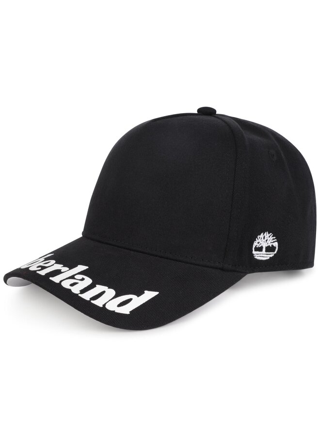 TIMBERLAND Kids Basecap navy mit Logo schwarz