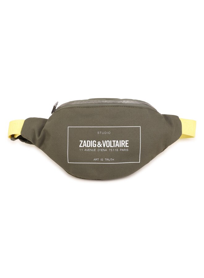 Zadig & Voltaire Gürteltasche grün mit Logo