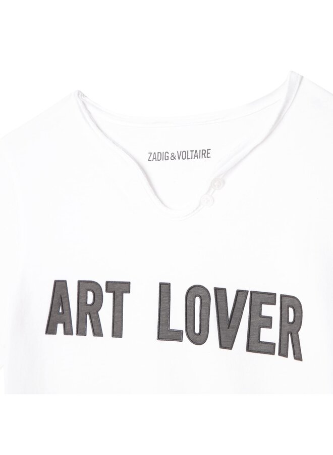 Zadig & Voltaire T-Shirt weiß mit Aufdruck