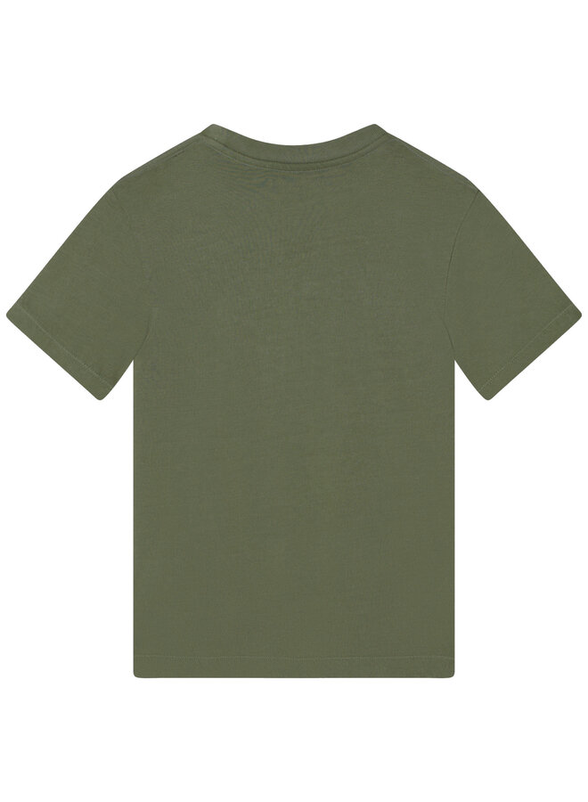 Zadig & Voltaire T-Shirt grün mit großem Aufdruck und Logo