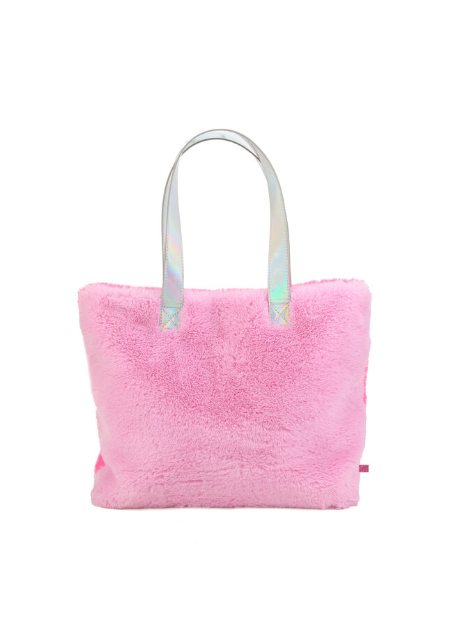 Billieblush flauschige Tasche Superheldin pink