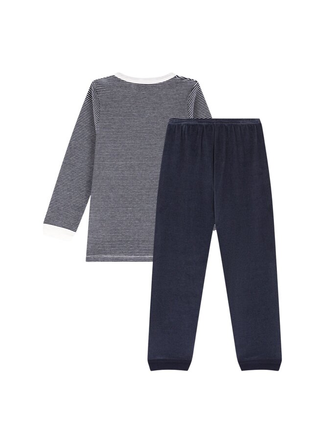 Petit Bateau Nicky Pyjama Seilbahn Streifen