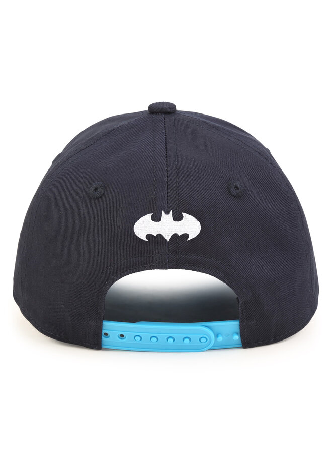 BOSS Kids Kappe schwarz mit mit Stitching und Batman Logo