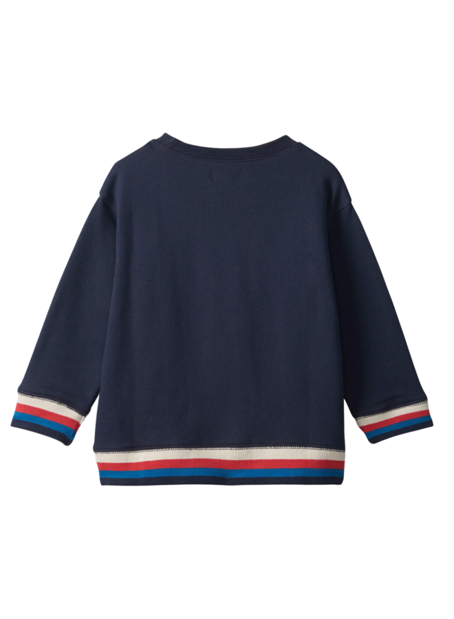 Hatley Sweater Sweatshirt mit Bärenprint navy