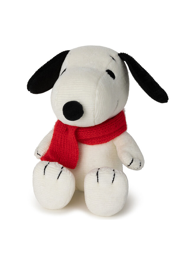 Snoopy Cordury  mit Schal von Peanuts x Bon Ton Toys – Ein Kuschelfreund mit Stil 17cm