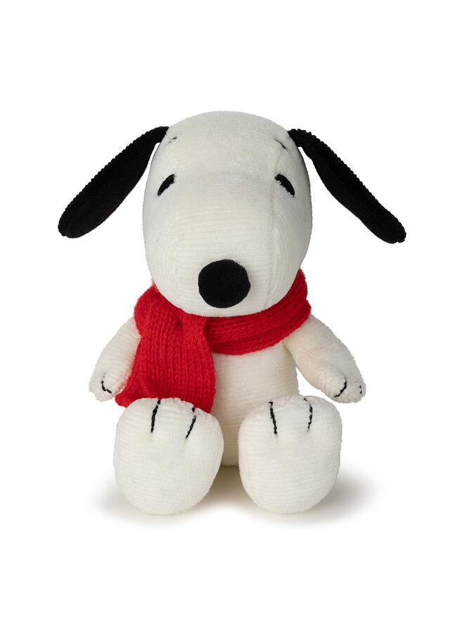 Snoopy Cordury  mit Schal von Peanuts x Bon Ton Toys – Ein Kuschelfreund mit Stil 17cm