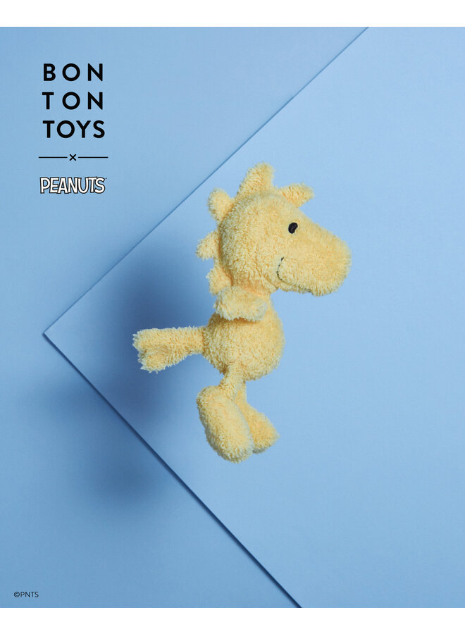 Woodstock terry gelb von Peanuts x Bon Ton Toys – Ein Kuschelfreund mit Stil 15cm