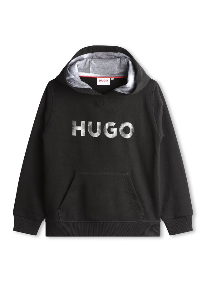 HUGO Kids Kapuzenpullover schwarz