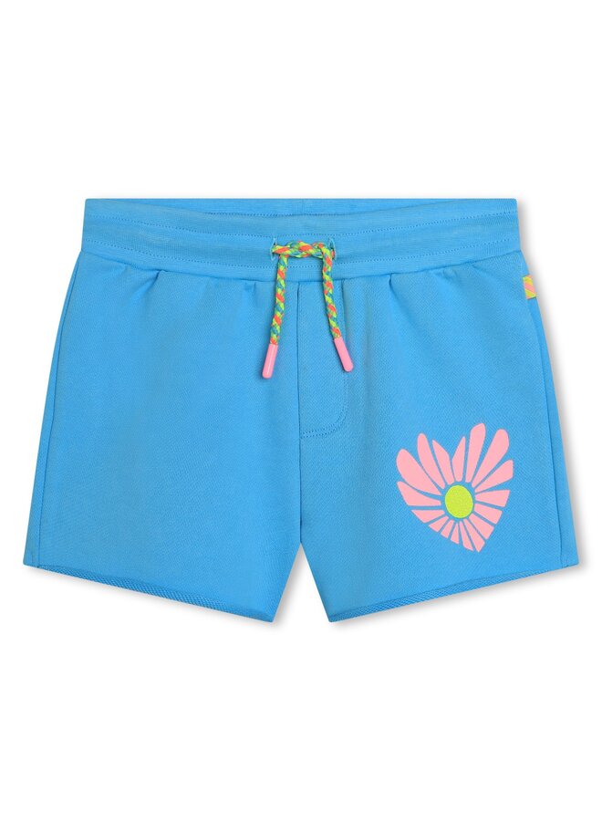 Billieblush Sweat  Shorts blau Blumenherz