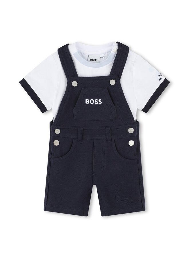 BOSS Baby Set Latzhose und Shirt