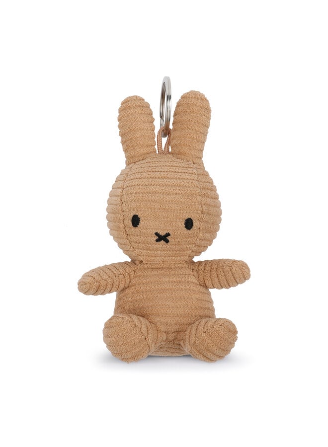 Miffy aus Cord Schlüsselanhänger keychain beige 10cm