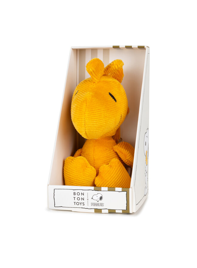 Woodstock Cordury warm yellow von Peanuts x Bon Ton Toys – mit Geschenkbox 15cm