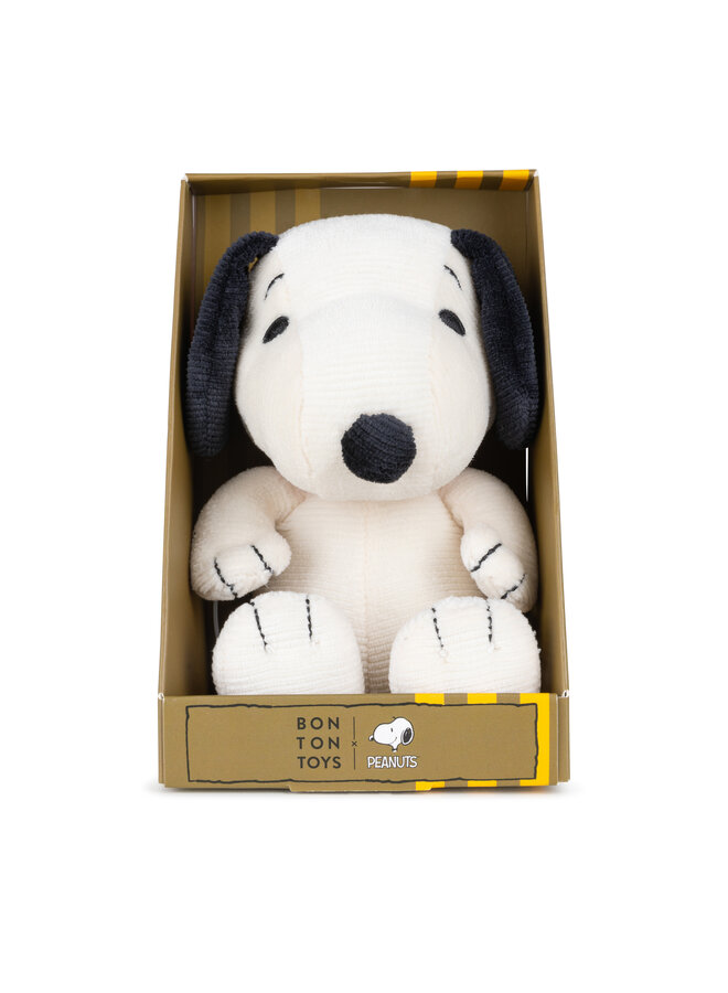 Snoopy Corduroy Cream von Peanuts x Bon Ton Toys – mit Geschenkbox 17cm