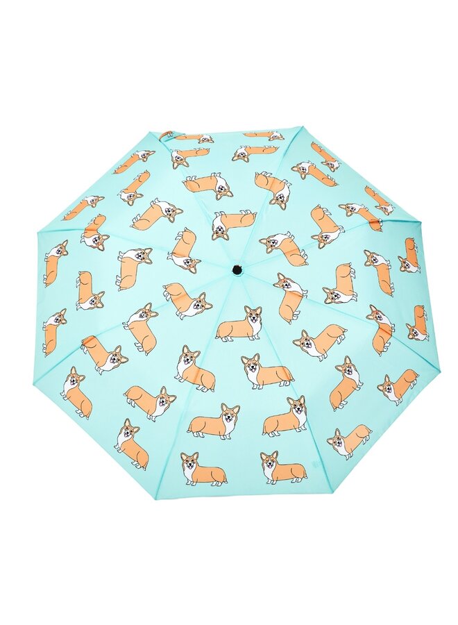 ORIGINAL DUCKHEAD EU Regenschirm mit Entenkopf   -  Coucou Suzette - Corgi Dog MintCopy