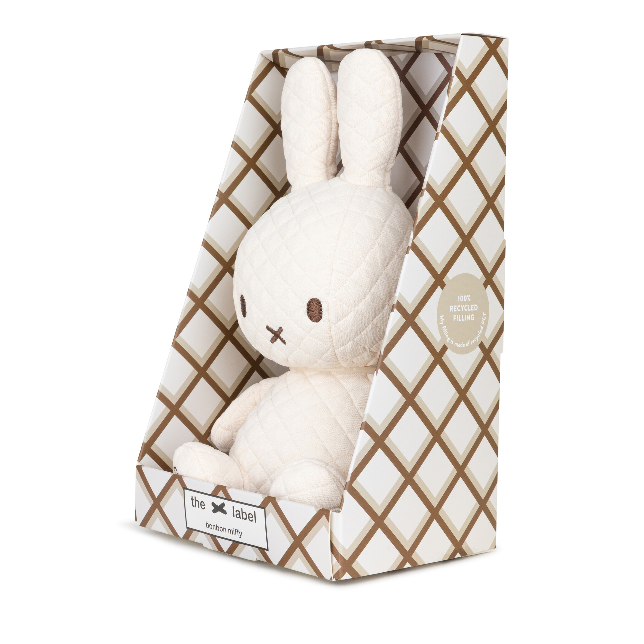Miffy the X Label - Bonbon Miffy Cream – Öko-Kuscheltier in Box  