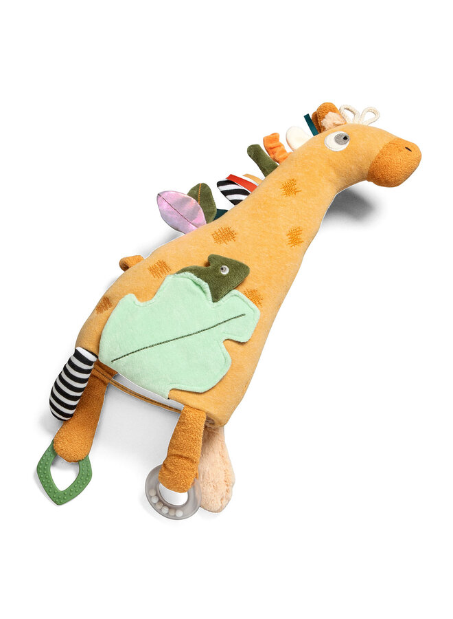 SEBRA Glenn die Giraffe Aktivitätsspielzeug orange