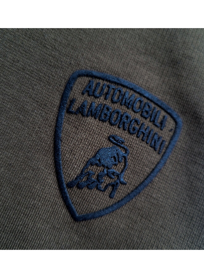 Automobili Lamborghini Kids Shorts Logo Khaki