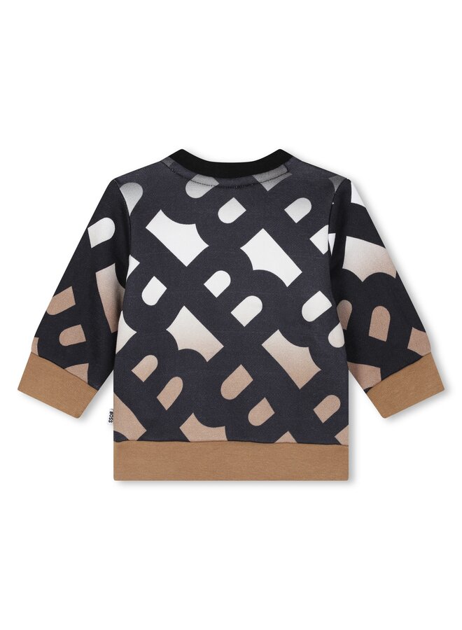 BOSS Kidswear Sweatshirt allover Logo Print