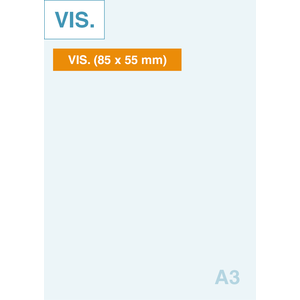 Standaard visitekaartjes dubbelzijdig