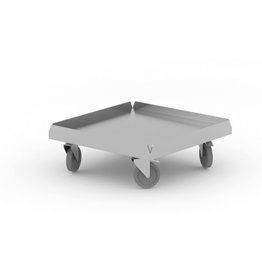 Korven transport trolley | voor 50x50cm | 510mm breed | 510mm diep