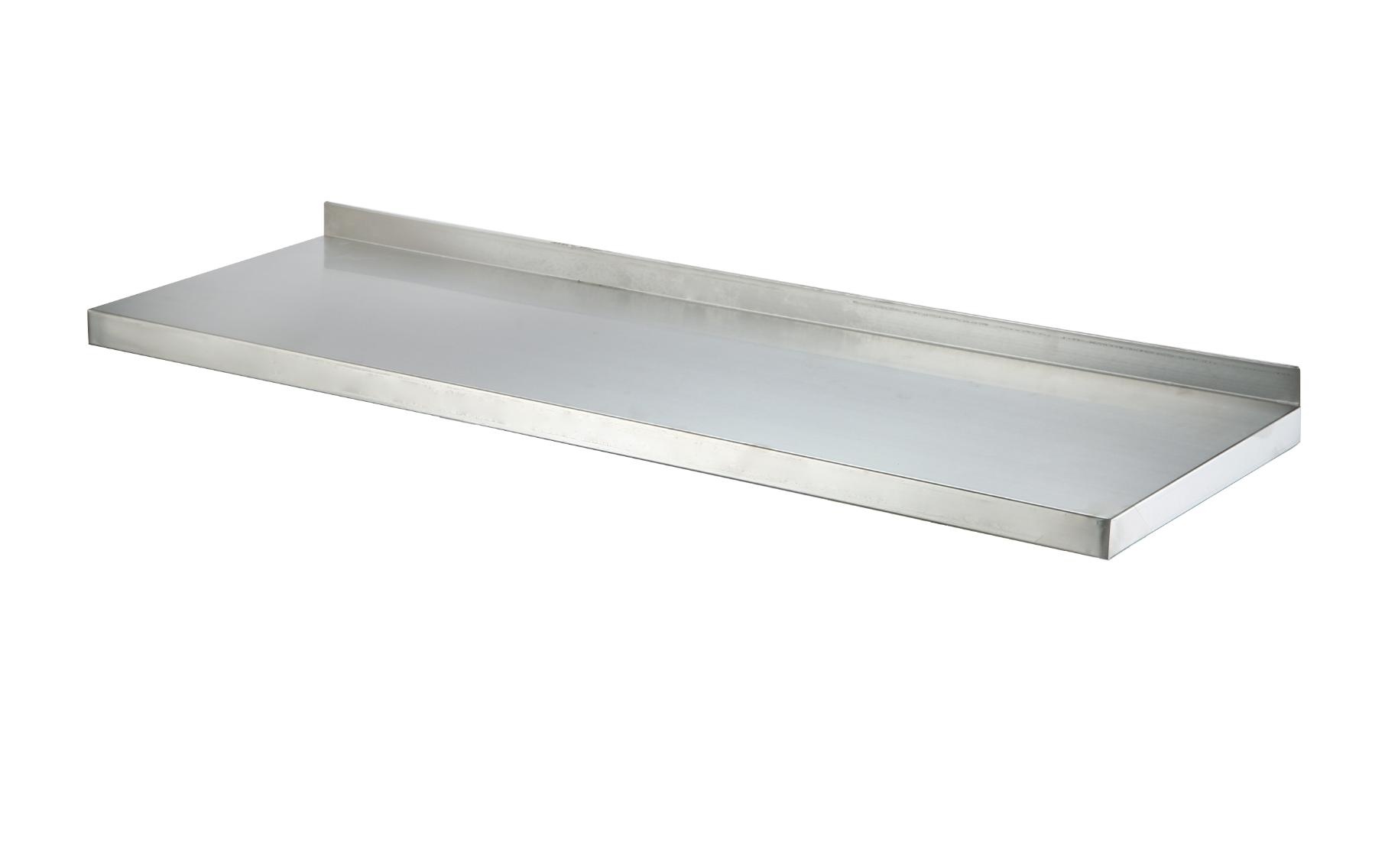 Royal Catering - Wandrek van roestvrij staal - 2 planken - 40 x 140 cm