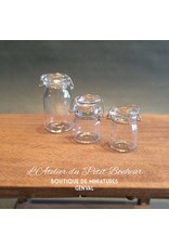 MC Miniatures Company Bocaux en verre soufflé (3)