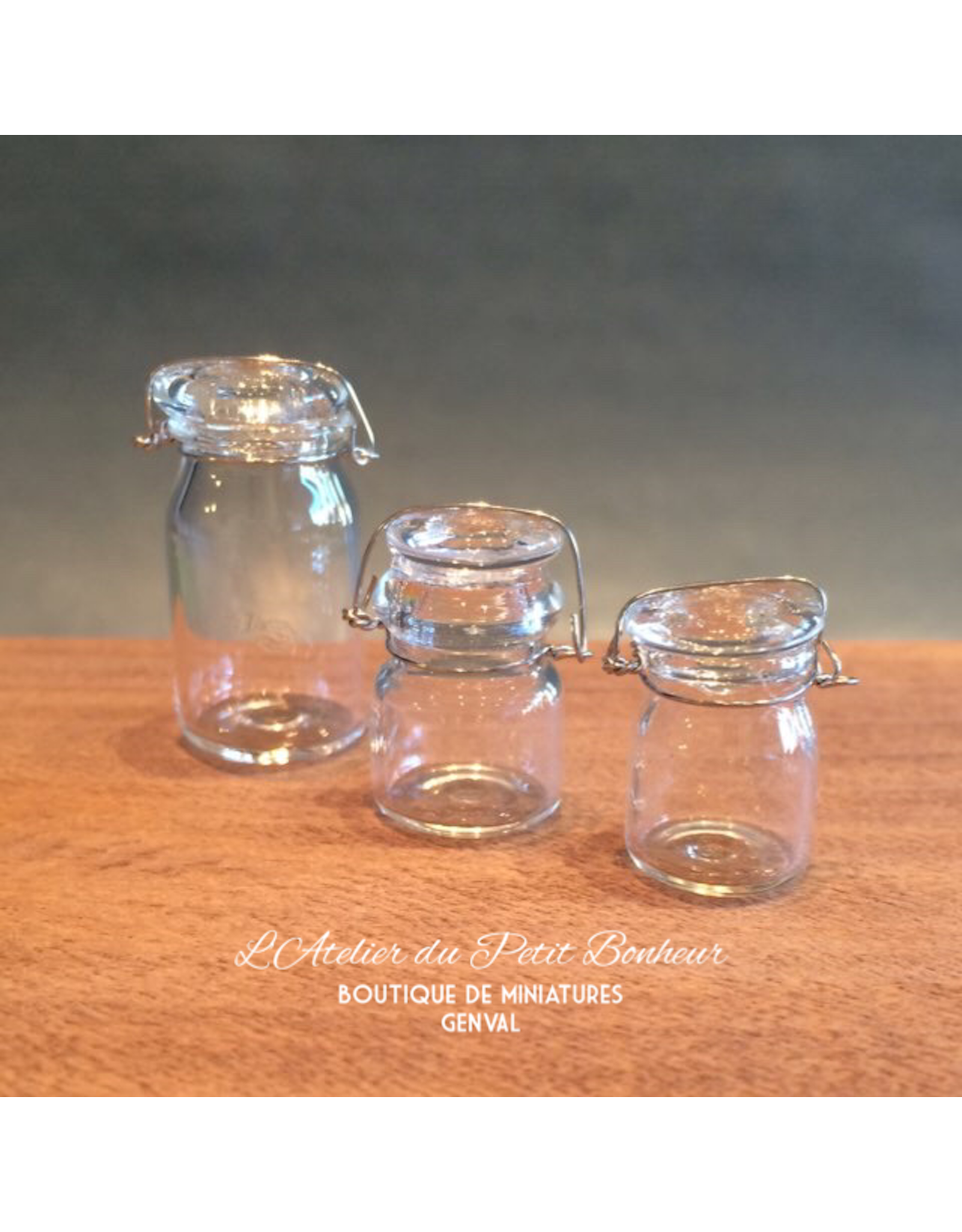 MC Miniatures Company Bocaux en verre soufflé (3)