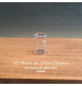 MC Miniatures Company Pot à confiture vide (verre) miniature 1:12