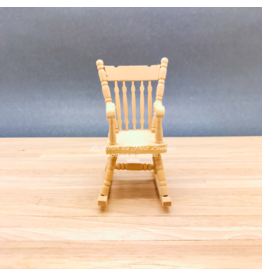 Rocking-chair non verni miniature 1:12