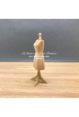 Mannequin en bois miniature 1:12