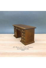 Bureau (Noyer) miniature 1:12