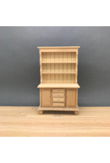 Vaisselier de cuisine portes et tiroirs miniature 1:12