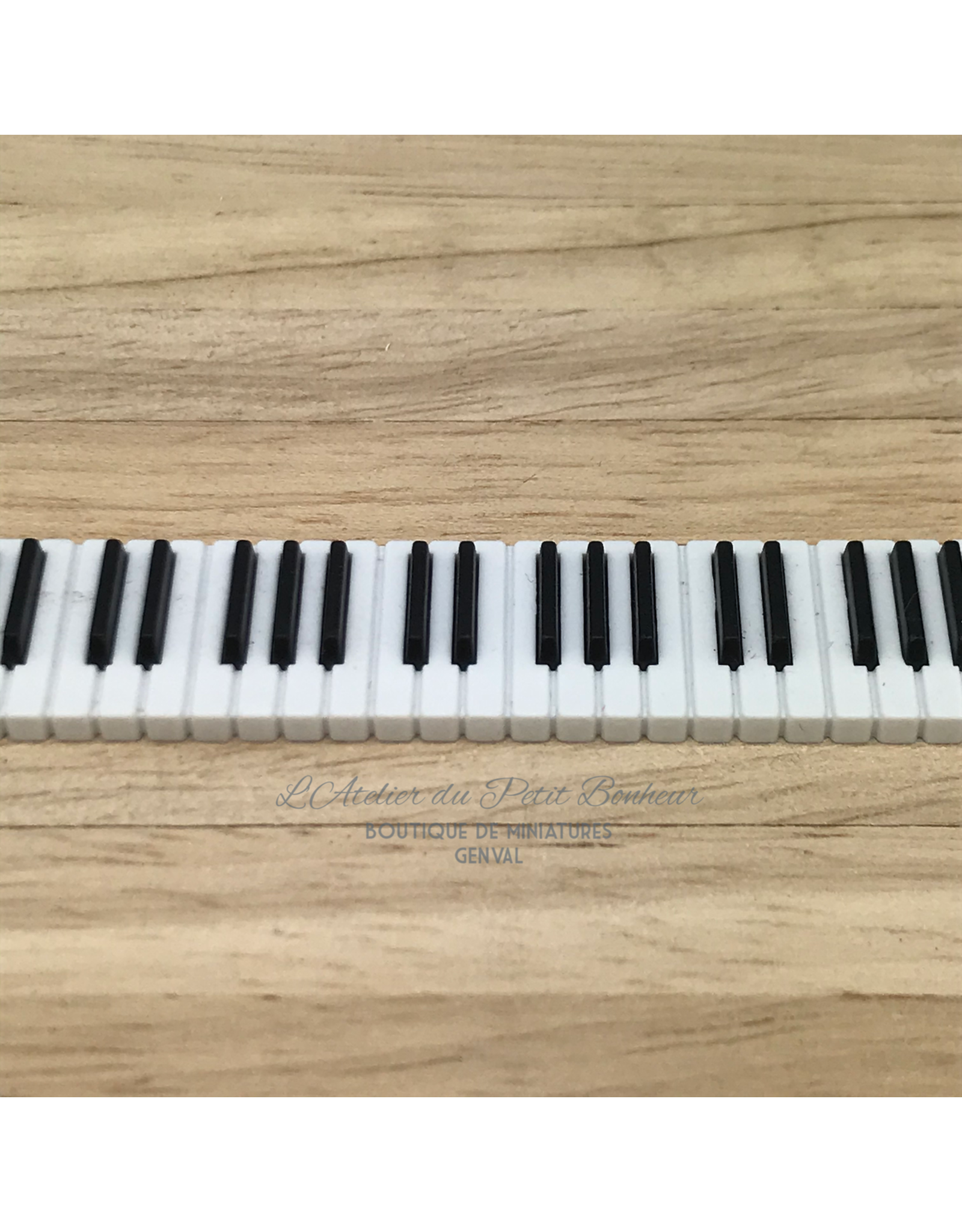Clavier de piano miniature 1:12