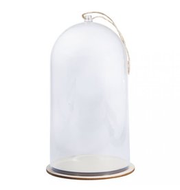 Rayher Cloche en plastique avec socle, 11cm ø