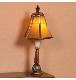 Lampe de table victorienne miniature 1:12