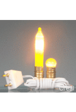 Ampoules feu de cheminée 12 V avec prise mâle