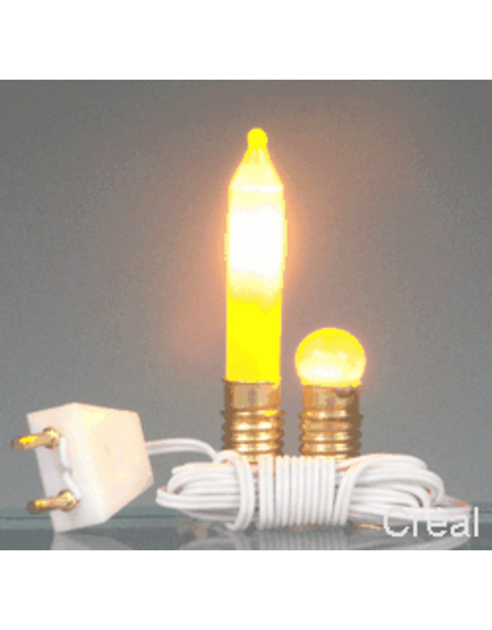 Ampoules feu de cheminée 12 V avec prise mâle