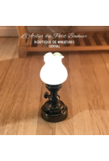 Lampe à pétrole de table led miniature 1:12