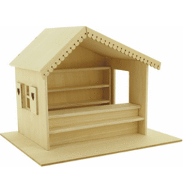 Créal Chalet de Noël en kit, miniature 1:12